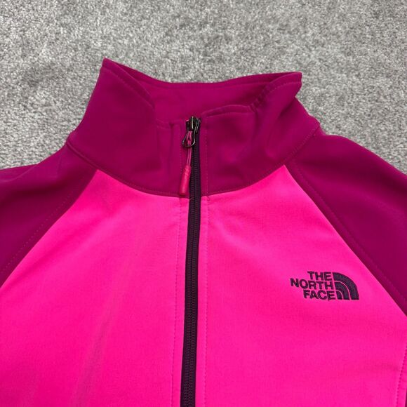 The North Face Nimble Softshell Jacket Womens Small Pink Color-Block Outdoor - Picture 4 of 16